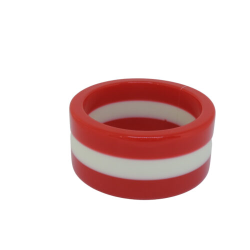 Pulseira Vermelha e Branca