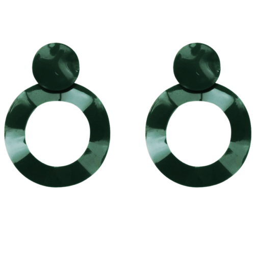 Brinco Copa - acrílico verde