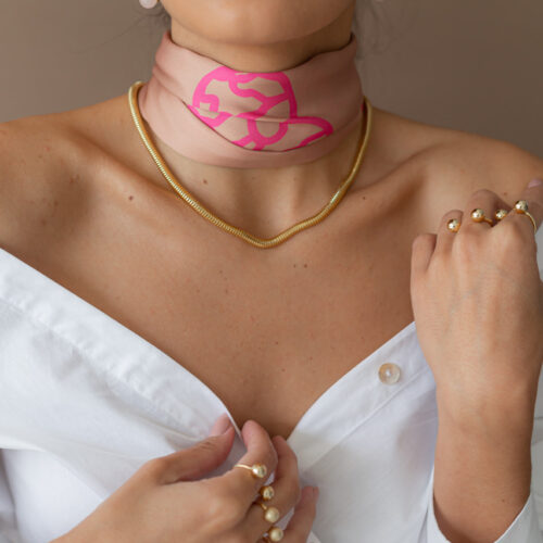 Colar Essencial - banho de ouro