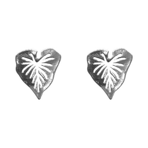 Brinco Ternura - coração no banho de prata