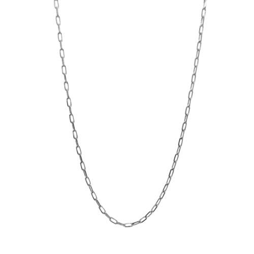 Corrente Raízes - banho de prata