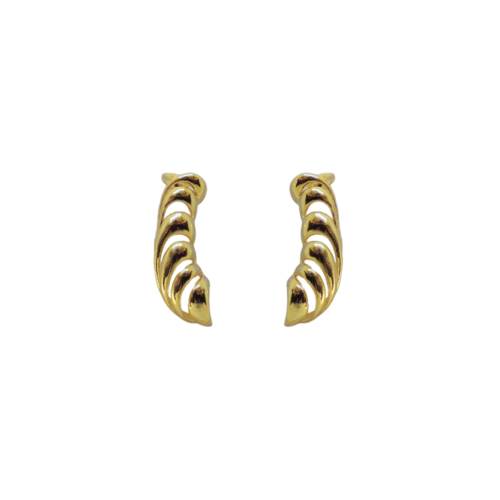 Brinco Autenticidade - ear cuff no banho de ouro