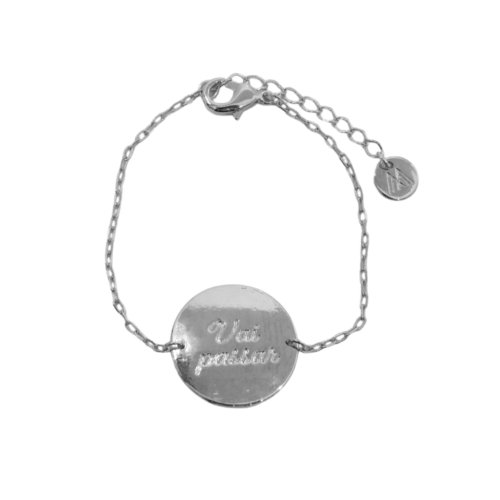 Pulseira Vai Passar - banho de prata