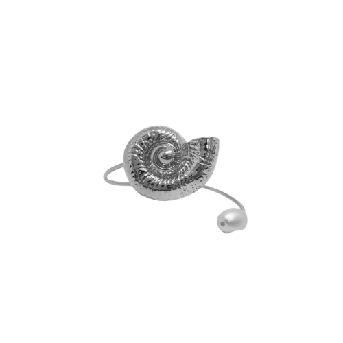 Bracelete Bossa - concha no banho de prata