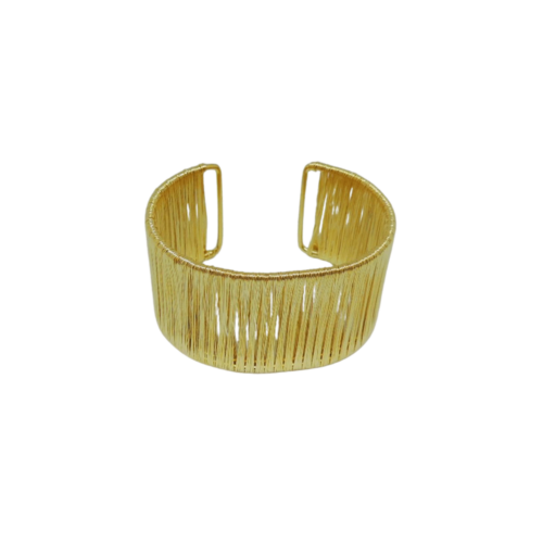 Bracelete Promessa - banho de ouro