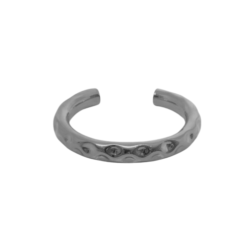 Bracelete Gaudí - texturizado no banho de prata