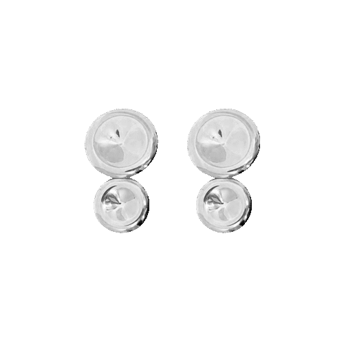 Brinco Sol Nascente - 2 em 1 no banho de prata