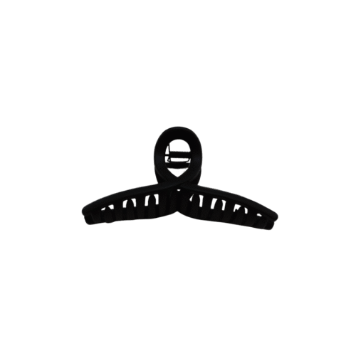 Prendedor Brisa - resina preta fosca