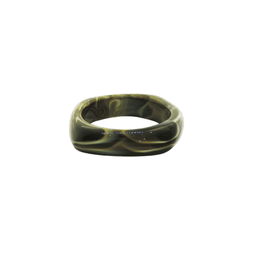 Pulseira Serena - resina verde mesclada