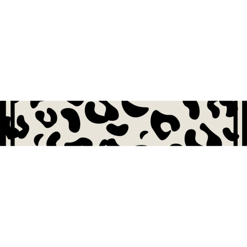 Faixa Mulheres - estampa onça p&b