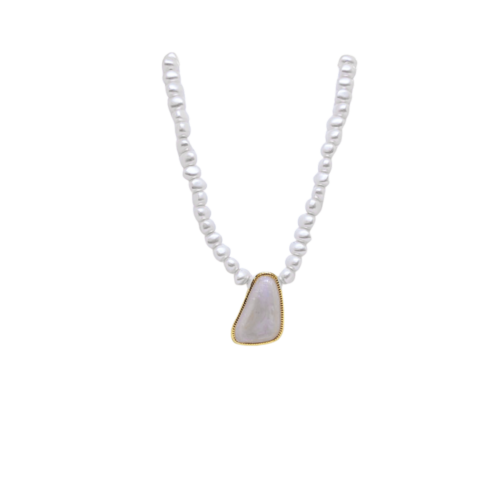 Colar Silvania - banho de ouro