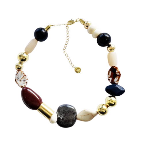 Colar Cris - Mix de pedras