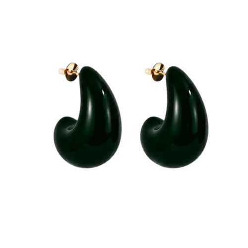 Brinco Eterna - resina verde